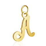 5pcs Stainless Steel Alphabet Charms DIY Initials A-Z Pendant with Jump Ring