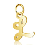 5pcs Stainless Steel Alphabet Charms DIY Initials A-Z Pendant with Jump Ring