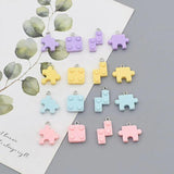 10pcs Bldg Blocks Earrings HPop Key Ring Jewelry DIY P54