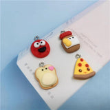 10pcs Sandwich Tooth Bottle Charms for Jewelry Making Diy