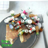 Coffee Drink Bottle Earring Charms Bracelets Jewelry Making DIY Pendants