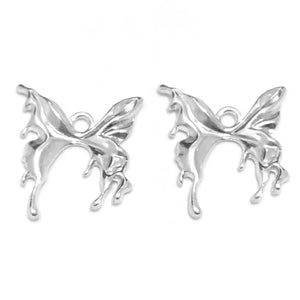 10Pcs Alloy Butterfly Charms Pendant DIY Bracelet Necklaces Craft