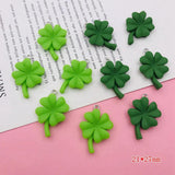 10pcs Resin Lucky Tree Charm Leaf Pendant for DIY Jewelry Scrapbooking
