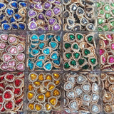 20Pcs Love Heart Pendant Necklace Earrings Charm Jewelry
