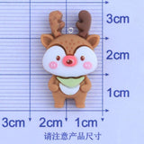 10Pcs European Christmas Tree Santa Claus Bear Deer Charms For Jewelry Making