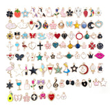 Mixed Cartoon Enamel Alloy Charms for Jewelry Making DIY Pendant