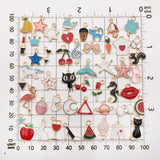 Mixed Cartoon Enamel Alloy Charms for Jewelry Making DIY Pendant