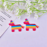 10pcs Cinco De Mayo Cactus Horse Hat Charms for DIY Jewelry