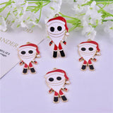 10pcs Skull Xman Metal Charms for DIY Earring Making