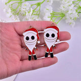 10pcs Skull Xman Metal Charms for DIY Earring Making