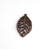 10pcs Hollow Leaves Bee Fish Wood Charms for DIY Jewelry Making