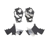 10Pcs Halloween Acrylic Bat Coffin Charms for DIY Earring Pendant Necklace