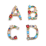 Opal Alphabet Initial Charms for Jewelry Making