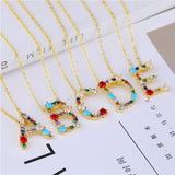 Opal Alphabet Initial Charms for Jewelry Making