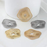 Geometry Shape Hollow Charms 35mm 6pcs/lot Earrings DIY Jewelry Making