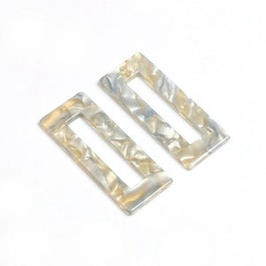 Tortoise Shell Acrylic Earring Charm ACE110