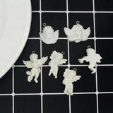 10pcs Gothic Angel Resin Charms Vintage Pendants DIY Jewelry