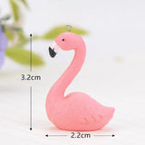 10pcs Flamingo Resin Charms for Jewelry Making