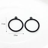 Zinc Alloy Spray Paint Rubber Paint Charms 6pcs/lot