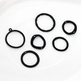 Zinc Alloy Spray Paint Rubber Paint Charms 6pcs/lot