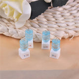 10pcs Dollhouse 3D Drinking Fountain Resin Charms for DIY Jewelry Making