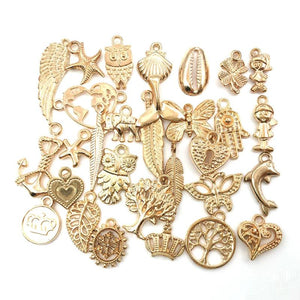 Tibetan Alloy KC Charm for Jewelry Making DIY Bracelet Earrings Necklace Pendant