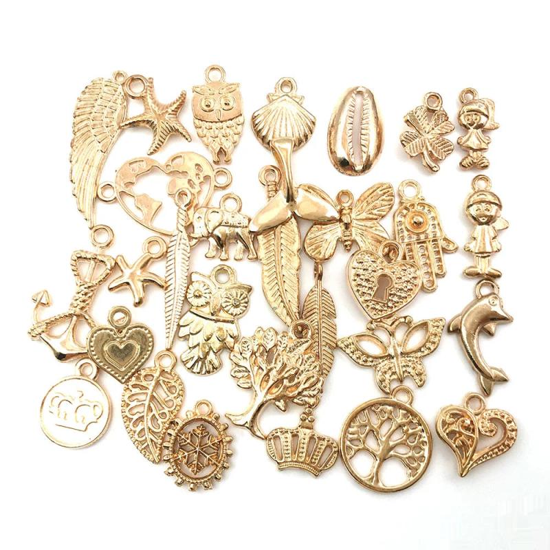 Tibetan Alloy KC Charm for Jewelry Making DIY Bracelet Earrings Necklace Pendant