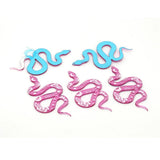 10pcs Moon Snake Acrylic Earring Charms Bohemia Vintage Pendants DIY Jewelry