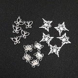 20pcs Butterfly Stainless Steel DIY Charm Pendant Jewelry Finding