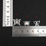 20pcs Butterfly Stainless Steel DIY Charm Pendant Jewelry Finding