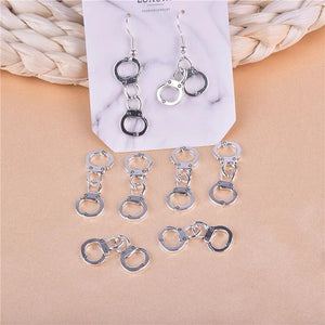 20pcs Handcuffs Metal Charms for DIY Earring Bracelet Making