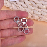 20pcs Handcuffs Metal Charms for DIY Earring Bracelet Making