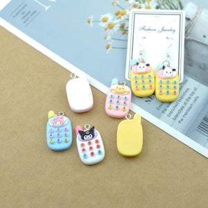 Cartoon Telephone Charms Bracelet DIY Pendants Bulk