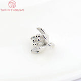 6PCS 5x9MM 24K Plum Flower Charms Jewelry Accessories