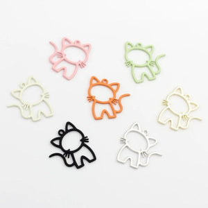 Cat Cartoon Charms Pendant 10pcs DIY Jewelry Making Accessories