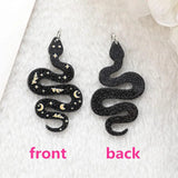 10Pcs Halloween Magic Snake Charms Acrylic Pendant DIY Accessories