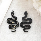 10Pcs Halloween Magic Snake Charms Acrylic Pendant DIY Accessories