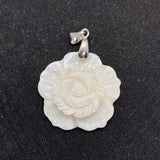 Flower Shape Shell Mother of Pearl Pendant DIY Jewelry Making