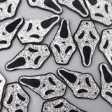 10pcs European Skull Ghost Head Charm Pendant Halloween DIY Jewelry Make