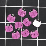 20pcs Mini Acrylic Cat Head Earring DIY Charms for Bracelet Choker Pendant D32-2