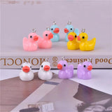 20pcs Little Duck Animal Resin Charms for DIY Jewelry Making