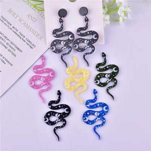 10pcs Butterfly Moon Snake Charms for Earring Jewelry Making