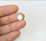 30Pcs/Bag Dangling Head Coin Zinc Alloy Charms Pendant 2 Colors