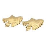 10pcs Raw Brass Ginkgo Biloba Leaf Charms for DIY Jewelry Making