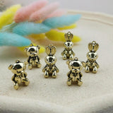 3D Bear Rabbit Stud Earrings For Women Vintage Charm Animal Jewelry