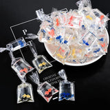 Fish Bag Resin Charms for Earring Keychain Making