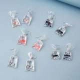 Fish Bag Resin Charms for Earring Keychain Making