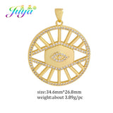 DIY Pave Cz Decorative Big Size Moon Star Charms For Women Men