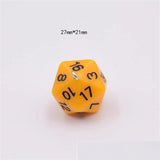 10Pcs Colorful Transparent Dice Pendant for DIY Jewelry Making