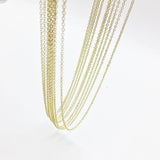 10pcs Tiny Chain with Ext Chain Jewelry DIY Charms Pendant Necklace,Eearrings